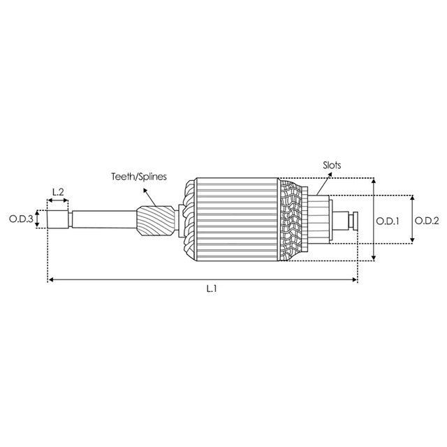 Armadura de arranque 618317 para HYUNDAI MITSUBISHI VALEO 12V 9T M106T57671